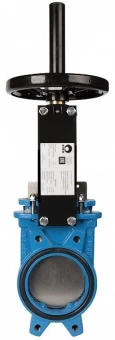Задвижка шиберная чугунная со штурвалом СМО AB-01-0250--HW(N)-N (PN10 DN250)