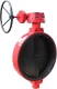 Затвор дисковый межфланцевый стальной с редуктором Xurox 805WV R Ру16 Ду150 (PN16 DN150)