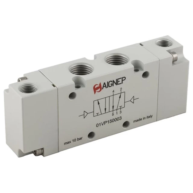 Распределитель с пневмоуправлением Aignep 01V P0 3 NO 03