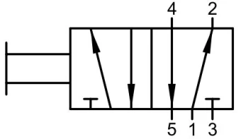 Распределитель с ручным управлением Aignep 01V T1 5 00 02
