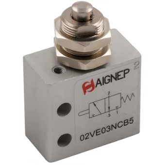Распределитель с механическим управлением Aignep 02V E0 3 NC B5