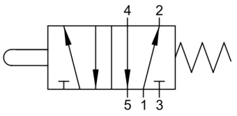 Распределитель с механическим управлением Aignep 03V H0 5 00 02
