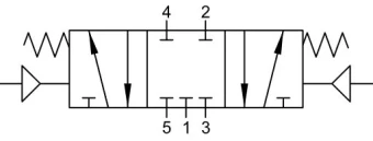 Распределитель с пневмоуправлением Aignep 05V P0 7 CC 00