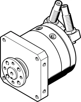 Неполноповоротный привод Festo DSM-T-63-270-CC-FW-A-B