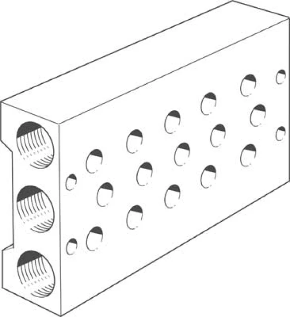 Плита для блочного монтажа Festo PRS-1/8-5-B
