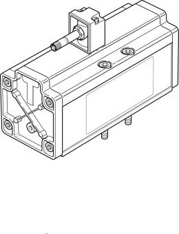 Распределитель с электроуправлением Festo MDH-5/2-3/4-D-4-24DC