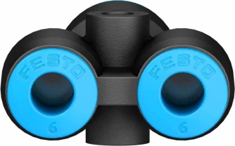 Тройник цанговый переходной Festo QSY-10-6