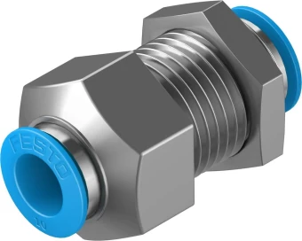 Муфта цанговая для панельного монтажа прямая Festo QSS-10-F