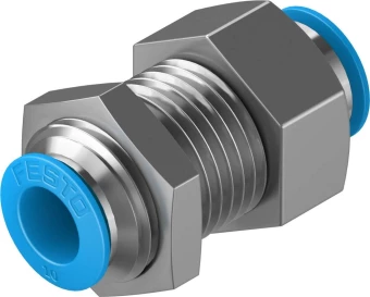 Муфта цанговая для панельного монтажа прямая Festo QSS-10-F