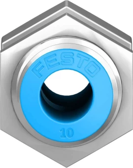 Муфта цанговая для панельного монтажа прямая Festo QSS-10-F