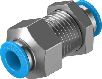Муфта цанговая для панельного монтажа прямая Festo QSS-8-F