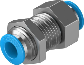 Муфта цанговая для панельного монтажа прямая Festo QSS-8-F