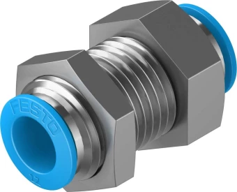 Муфта цанговая для панельного монтажа прямая Festo QSS-12-F