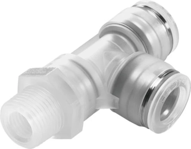 Тройник цанговый с резьбой переходной Festo NPQP-LQ-R38-Q12-FD-P10
