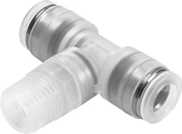 Тройник цанговый с резьбой Festo NPQP-T-R18-Q4-FD-P10