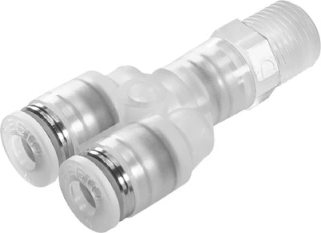 Тройник цанговый с резьбой Festo NPQP-Y-R18-Q6-FD-P10