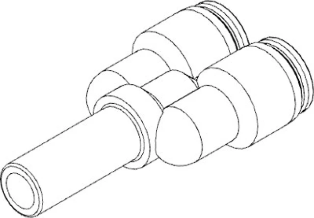 Тройник цанговый со втулкой Festo QSY-6H-B