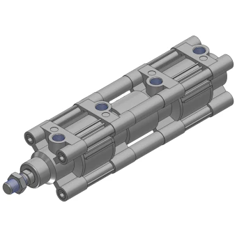Сдвоенный пневмоцилиндр Pneumax 1392.50.0025.G.V
