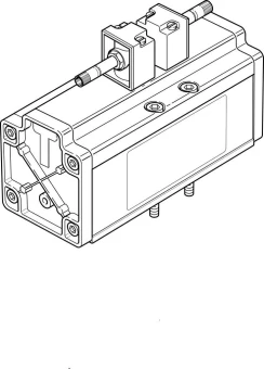 Распределитель с электроуправлением Festo JMDH-5/2-3/4-D-4