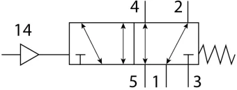 Пневмораспределитель Festo VL-5-3/8-B