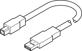 Кабель программирования Festo NEBC-U1G4-K-1.8-N-U2G4