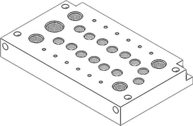 Многоканальная пневматическая плита Festo CPV10-VI-P6-M7-B