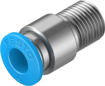 Штуцер цанговый с внешним шестигранником Festo QS-1/8-6-I