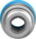 Штуцер цанговый с внешним шестигранником Festo QS-1/8-6-I
