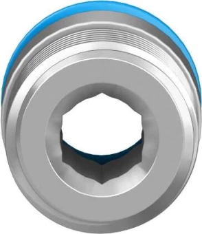 Штуцер цанговый с внешним шестигранником Festo QS-1/4-8-I