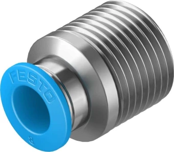 Штуцер цанговый с внешним шестигранником Festo QS-3/8-8-I