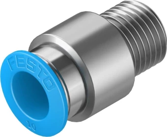 Штуцер цанговый с внешним шестигранником Festo QS-1/4-10-I