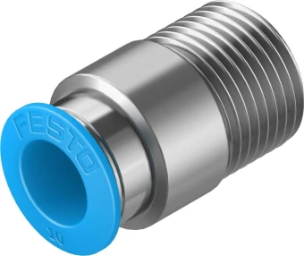 Штуцер цанговый с внешним шестигранником Festo QS-3/8-10-I