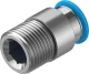 Штуцер цанговый с внешним шестигранником Festo QS-3/8-10-I