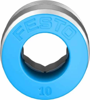 Штуцер цанговый с внешним шестигранником Festo QS-3/8-10-I