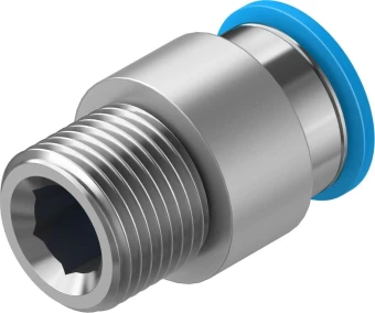 Штуцер цанговый с внешним шестигранником Festo QS-3/8-12-I