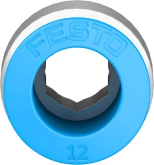 Штуцер цанговый с внешним шестигранником Festo QS-3/8-12-I