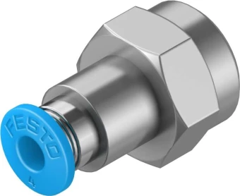 Штуцер цанговый с внутренней резьбой Festo QSF-1/8-4-B