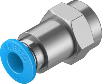 Штуцер цанговый с внутренней резьбой Festo QSF-1/8-6-B
