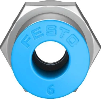 Штуцер цанговый с внутренней резьбой Festo QSF-1/8-6-B