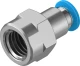 Штуцер цанговый с внутренней резьбой Festo QSF-1/4-6-B
