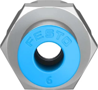 Штуцер цанговый с внутренней резьбой Festo QSF-1/4-6-B