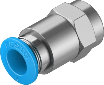 Штуцер цанговый с внутренней резьбой Festo QSF-1/8-8-B