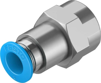 Штуцер цанговый с внутренней резьбой Festo QSF-1/4-8-B