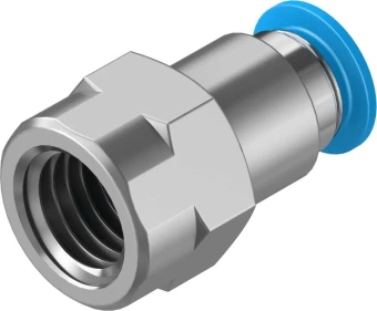 Штуцер цанговый с внутренней резьбой Festo QSF-1/4-8-B