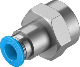 Штуцер цанговый с внутренней резьбой Festo QSF-3/8-8-B