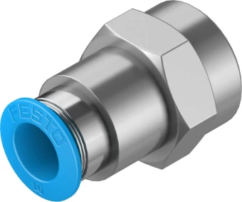 Штуцер цанговый с внутренней резьбой Festo QSF-3/8-10-B