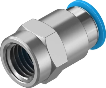 Штуцер цанговый с внутренней резьбой Festo QSF-3/8-12-B