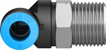 Штуцер цанговый угловой Festo QSL-3/8-8