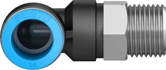 Штуцер цанговый угловой Festo QSL-1/2-16