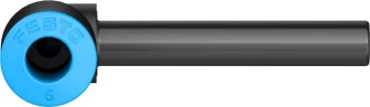 Переходник цанговый угловой Festo QSL-6HL